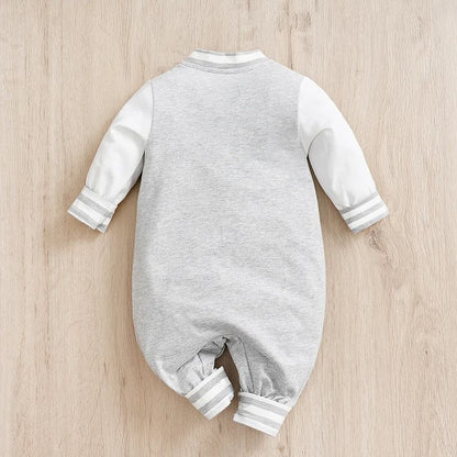 Babyoverall i bomull – Sportig look