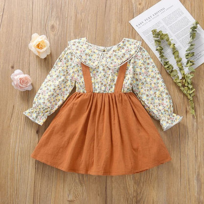 Blommig Babyklänning - Vintage