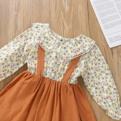 Blommig Babyklänning - Vintage