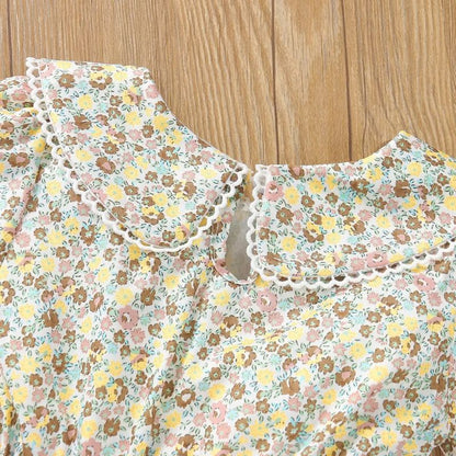 Blommig Babyklänning - Vintage