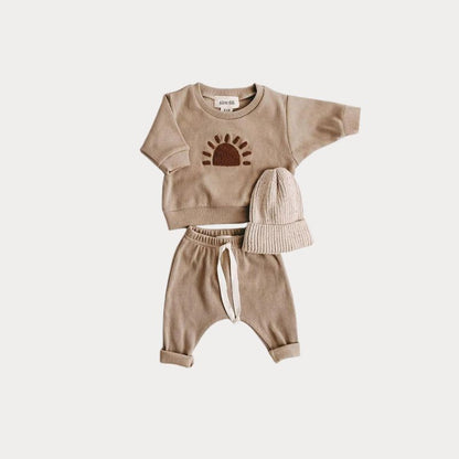 Babyset i Ekologisk Bomull - Tröja och Byxa